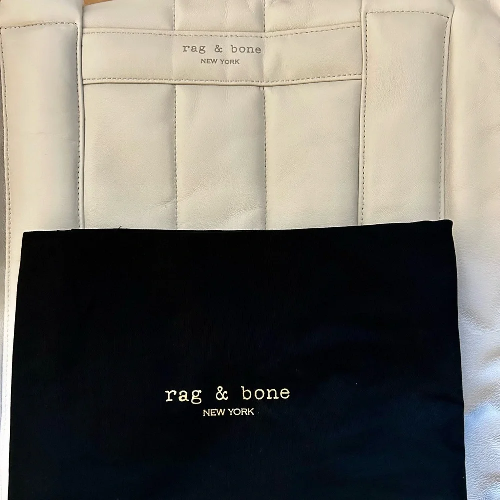 RAG & BONE LEATHER CLOUD TOTE NWT - Picture 3 of 9